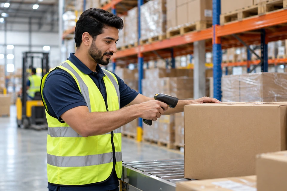 Warehouse packers sector representative photography